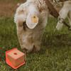 Sewroro 2-Pack Red PE Livestock Salt Lick Holders for Sheep and Goats view 4
