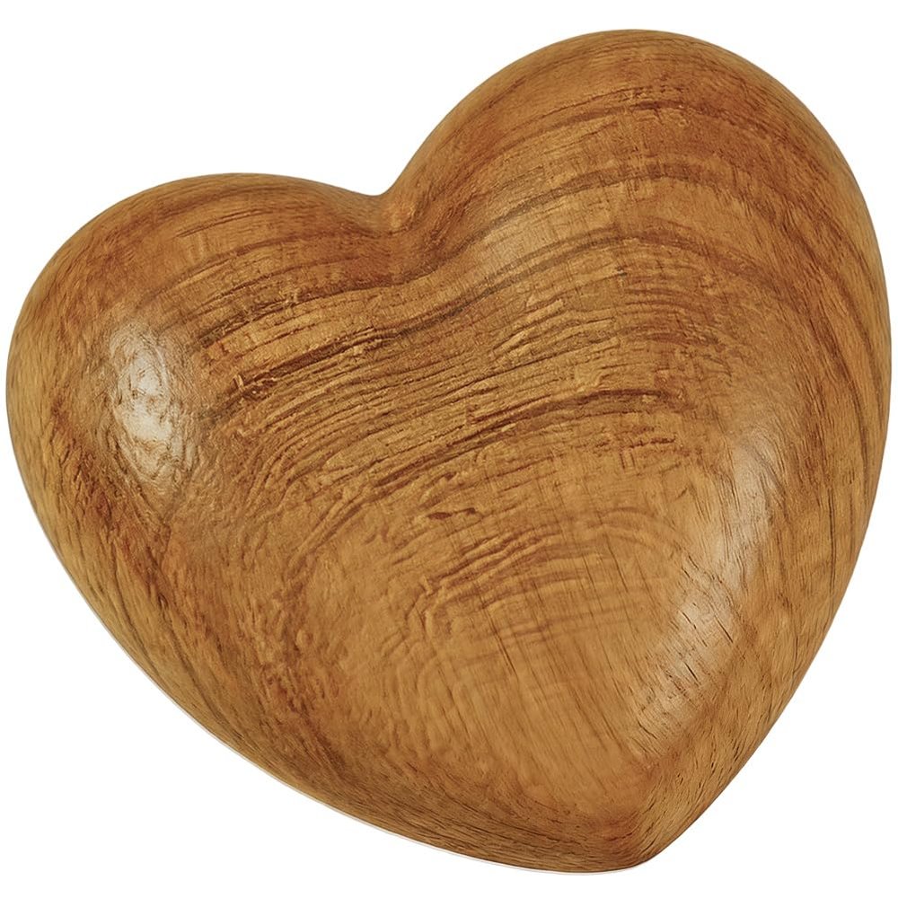 CREATCABIN Handmade Olive Wood Heart