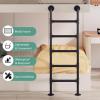 Black Indoor Freestanding Bunk Bed Ladder, Metal Iron Fire Escape Ladder, 190 cm/75 in view 4