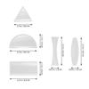 PAMINGONO Glass Optical Lens Set for Light Refraction, 5 Pieces view 2