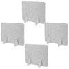 VILLCASE Freestanding Felt Desk Dividers, 4-Piece Set, 30 x 40 cm, Acoustic Panels with Stands view 1