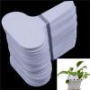 JANXELNOVA T-Shaped Plant Labels, 100 Plastic Garden Markers, Color 12 view 4