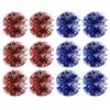 MAGICLULU 12-Piece Reusable Plastic Cheerleader Pom-Poms view 1
