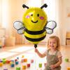 Happy Bee Foil Balloon - Helium Animal Balloon view 3
