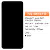 LCD Screen Replacement for Huawei P40 ANA-NX9, Black view 2