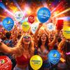 30 Pack Eurovision Balloons view 3