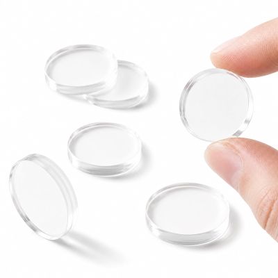 20 Self-Adhesive Rubber Bumpers for Glass