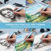 ZEXIJOW 4-Piece Blue Sketch Blender Set view 4