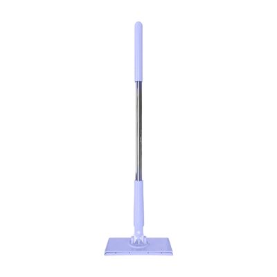 Simple Floor Cleaning Mop with Automatic Cloth Clamp