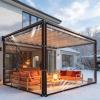 Transparent Waterproof PE Tarp 330 x 410 cm view 2