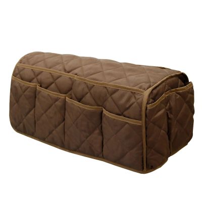 VMDVBNA Sofa Armrest Organizer with 14 Pockets, Coffee