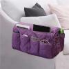 VMDVBNA Sofa Armrest Organizer with 14 Pockets, Coffee view 3