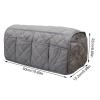 VMDVBNA Sofa Armrest Organizer with 14 Pockets, Coffee view 4