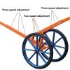 Steel Stone Handling Hand Truck with Clamp and Adjustable Handle, 60 cm/23.6 in view 3