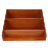 Naroote Vintage Display Shelf, 3-Tier Wooden Step Shelf with Hooks view 4
