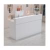 Modern Retail Checkout Counter with Lockable Drawer view 1
