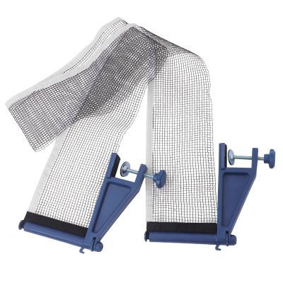 HAKIDZEL Reinforced Table Tennis Net Replacement with Sturdy Plastic Frame, Easy Setup, 1 Set