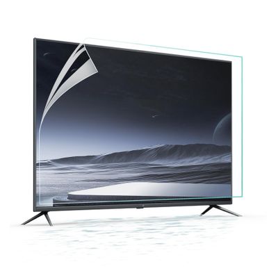 TV Anti-Blue-Light Film, 98% Glare Reduction, UV and Blue-Light Screen Protector for 55-Inch 4K HDTV