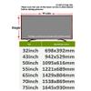 TV Anti-Blue-Light Film, 98% Glare Reduction, UV and Blue-Light Screen Protector for 55-Inch 4K HDTV view 4