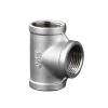3-Way Female-Thread Pipe Fitting, SS304 Stainless Steel, BSP, 1/8–2 in (1 in) view 3