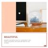 MALUGOGO 4-Piece Glass Display Domes with Creative Design and Khaki Bases view 3