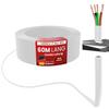 MAS Premium H05VV-F 4G1 PVC Flexible Cable, White, 60 m view 1