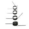 Straight Stainless Steel Torsion Springs, V-Shaped, Single-Knob, 1.5 mm Diameter, Right-Hand Wound, 2-Pack (16 mm × 6 × 90) view 2