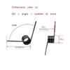Straight Stainless Steel Torsion Springs, Right-Hand 65 Mn Steel, 1.2 mm, Multiple Sizes, 60/180°, 5 pcs (10 mm × 120 × 9) view 4