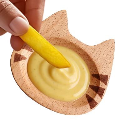 Bezijhr Spice Bowls | Wooden Serving Plates - Ideal for Sushi, Soy Sauce - for Home, Kitchen, Party, Buffet, Camping, Grilling, Snacks, Chips, Antipasti