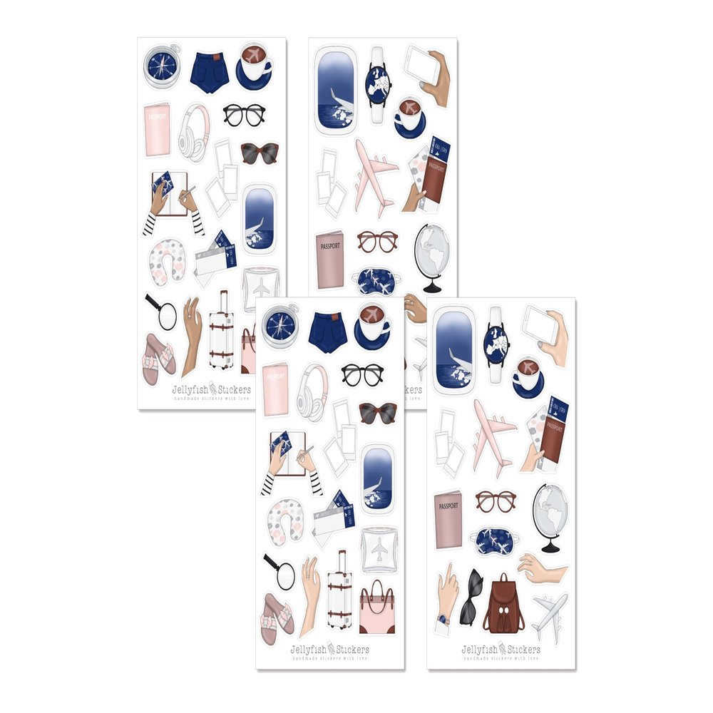 Travel Sticker Set