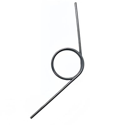 Straight Stainless Steel Torsion Springs, 65Mn Steel V-Shaped Left-Hand Torsion Springs, 1 mm Wire Diameter, Various Sizes, 10 Pieces (8 mm × 4 × 120°)