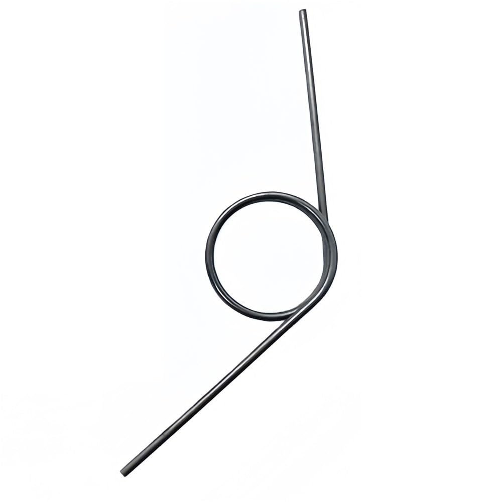 Straight Stainless Steel Torsion Springs, 65Mn Steel V-Shaped Left-Hand Torsion Springs, 1 mm Wire Diameter, Various Sizes, 10 Pieces (8 mm × 4 × 120°)