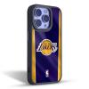 Head Case Designs Official NBA Vertical Banner Los Angeles Lakers Gel Armour Case [Military-Grade Protection] for Apple iPhone 13 view 2
