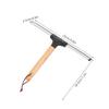 2-Piece Glass Squeegee Set with Wooden Handles for Bathroom and Window Cleaning view 2