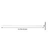 Abaodam 20-Piece Metal Hanging File Rails with Clips view 2