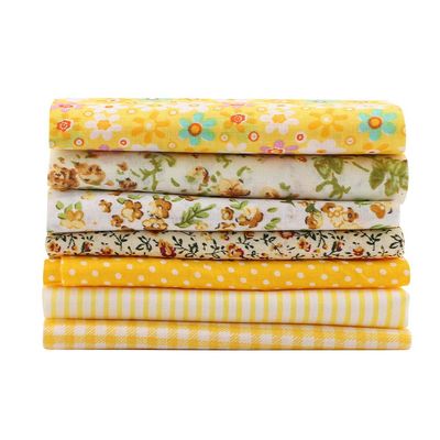 FTVOGUE 7 Pack 25x25cm Cotton Fabric Squares
