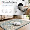 Vintage Oriental Entryway Rug, Washable Non-Slip Doormat, Beige Tribal, 40 x 60 cm view 4