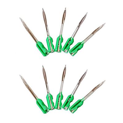 Stineng Green Garment Tagging Steel Needles (10 Pack)