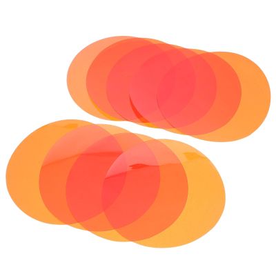 Transparent Color Filters for Spotlights, Self-Adhesive, 15 Pieces