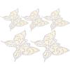 LIGHTAOTAO Rhinestone Butterfly Iron-On Patch - 5 Pieces view 1
