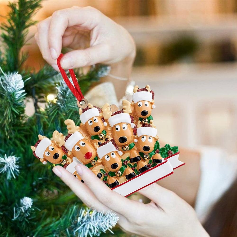 Fdit Personalized Wooden Christmas Ornament