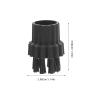 M8 Replacement Brushes for Steam Cleaners, 6-Pack, Black view 2