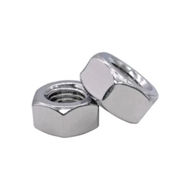 304 Stainless Steel Hex Nuts, M3–M16, 90 Pieces (M16 × 1.5)