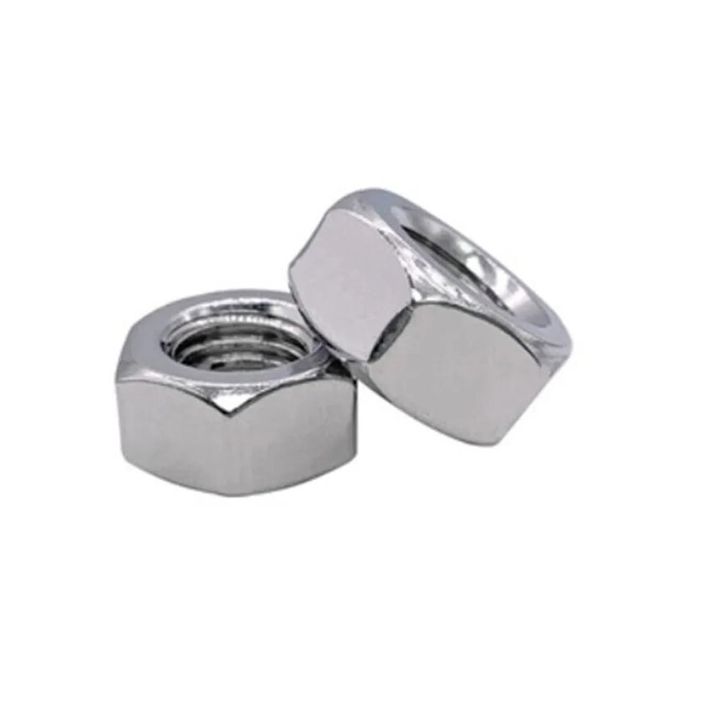 304 Stainless Steel Hex Nuts, M3–M16, 90 Pieces (M16 × 1.5)