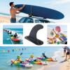 Portable Hydrodynamic Universal Surfboard Fin with Base view 4