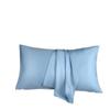 Silk Pillowcase, 100% Mulberry Silk, 40 x 60 cm, 50 x 70 cm, Queen-Size Pillowcase (Light Blue, 40 x 60 cm, 1 pc) view 2
