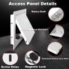 Aluminum Inspection Hatch with Push-Release, Gray, 40 x 80 cm view 2