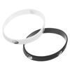 JHKNNK Tai Chi Silicone Bracelets, 2-Pack, Yin Yang Street Dance Hip Hop Style, Adjustable, for Men and Women view 1