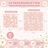 24 Daisy Napkins, 33x33 cm view 2