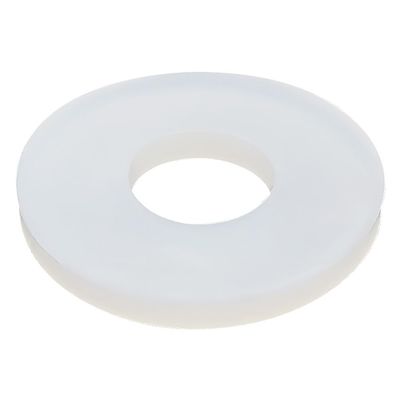 Silicone Washer, Flat Screw Gasket, White, High-Temperature, 14 x 36 x 3 mm